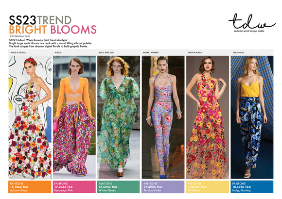 SS23 TREND Bright Blooms A3 Digital File