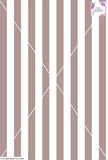 Stripe Vertical - 30mm - Latte & White