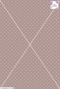 Spot Design - 3mm - Latte & White