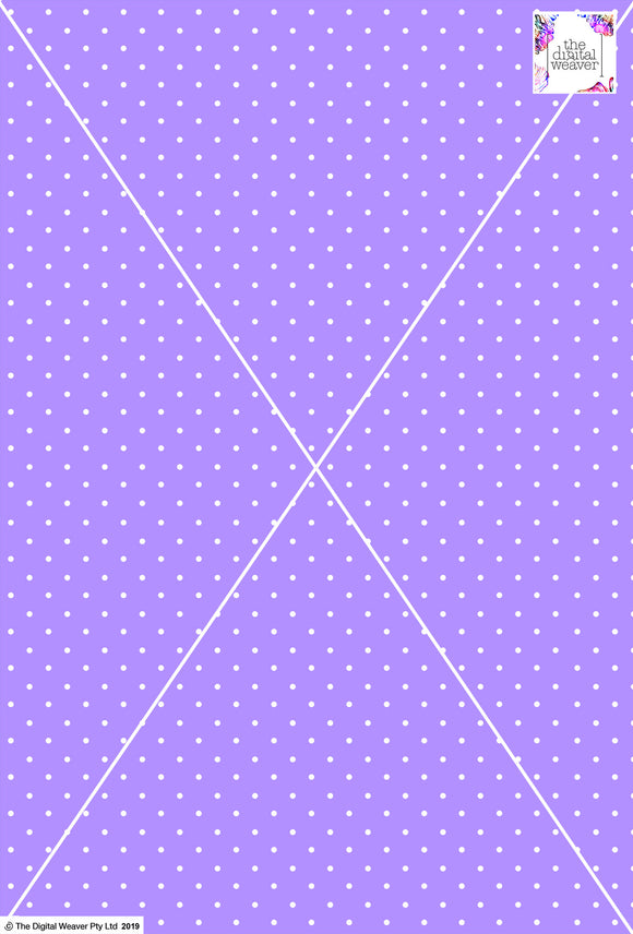 Spot Design - 3mm - Lilac & White