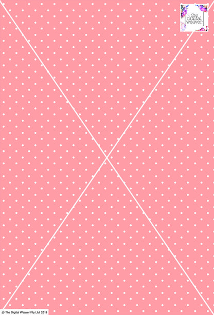 Spot Design - 3mm - Rose & White