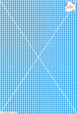 Gingham Check  - 5mm -  Baby Blue & White