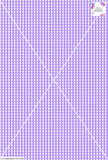 Gingham Check  - 5mm -  Lilac & White