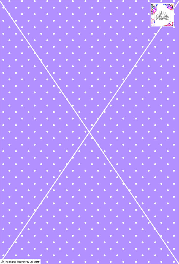 Spot Design - 5mm - Lilac & White