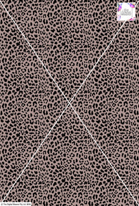 Cheetah Design - 10mm - Latte & Black