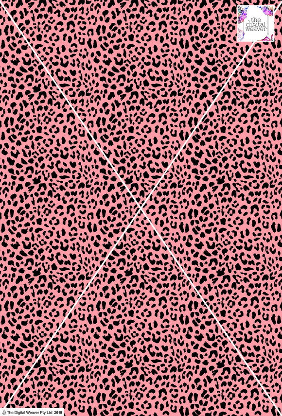 Cheetah Design - 10mm - Rose & Black