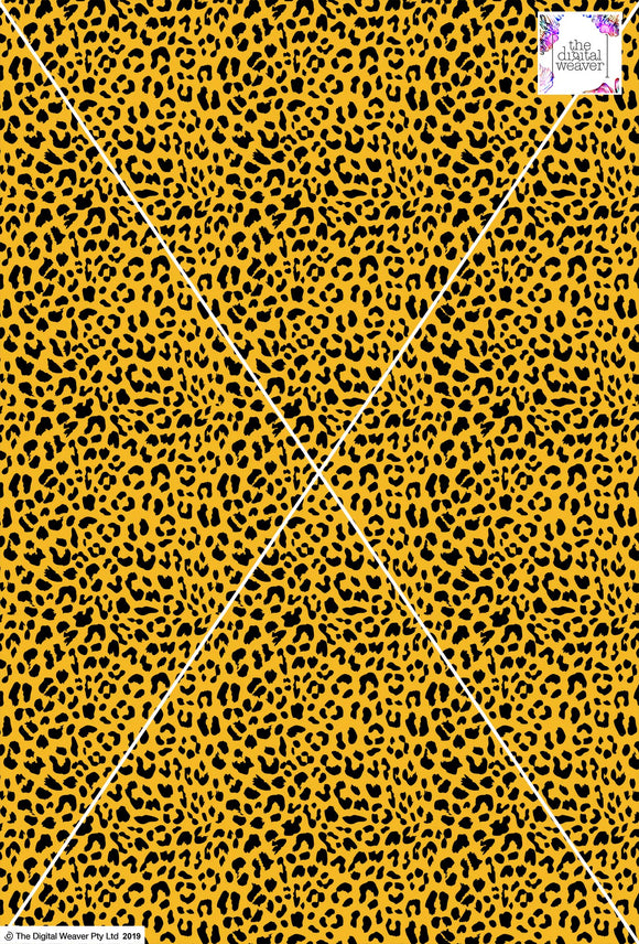 Cheetah Design - 10mm - Sun & Black