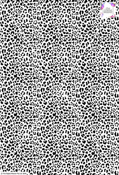 Cheetah Design - 10mm - White & Black