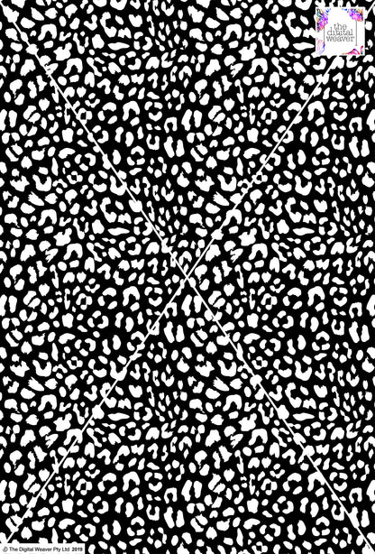 Cheetah Design - 20mm - Black & White