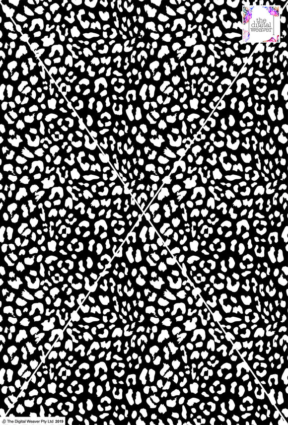 Cheetah Design - 20mm - Black & White