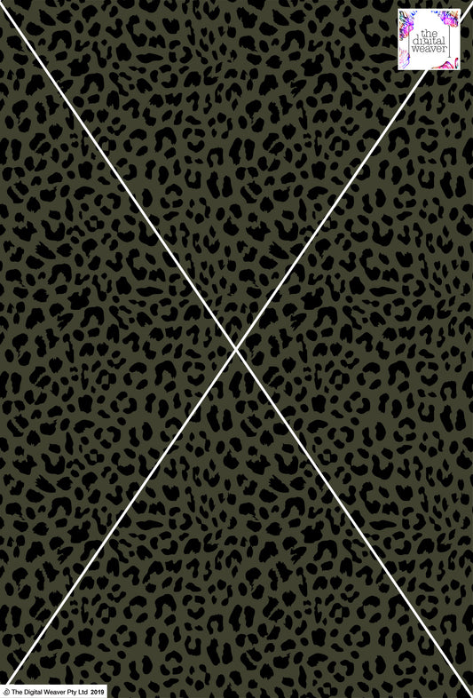 Cheetah Design - 20mm - Khaki & Black