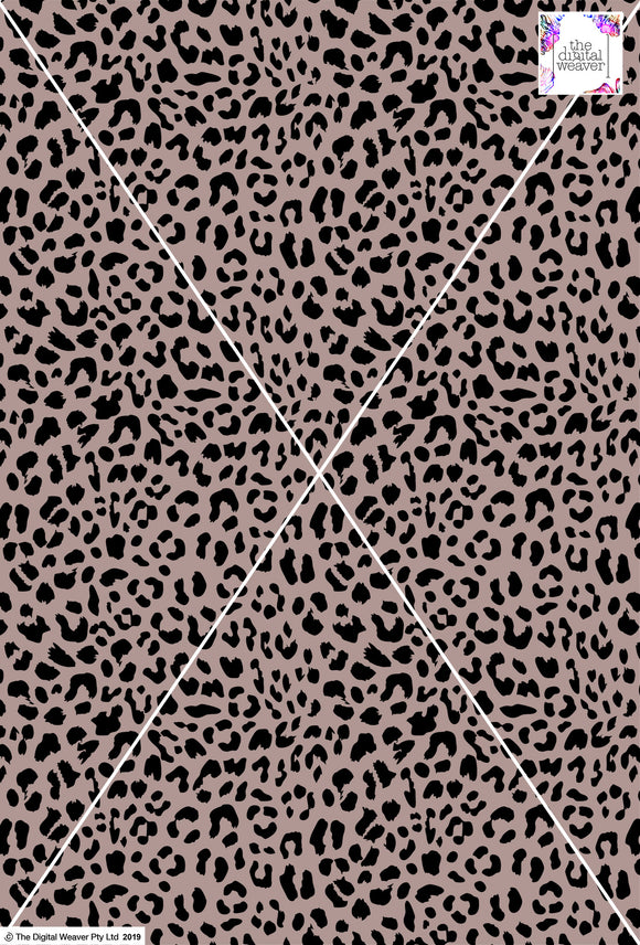 Cheetah Design - 20mm - Latte & Black