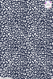 Cheetah Design - 20mm - White & Navy
