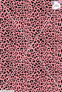 Cheetah Design - 20mm - Rose & Black