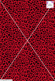 Cheetah Design - 20mm - Ruby & Black