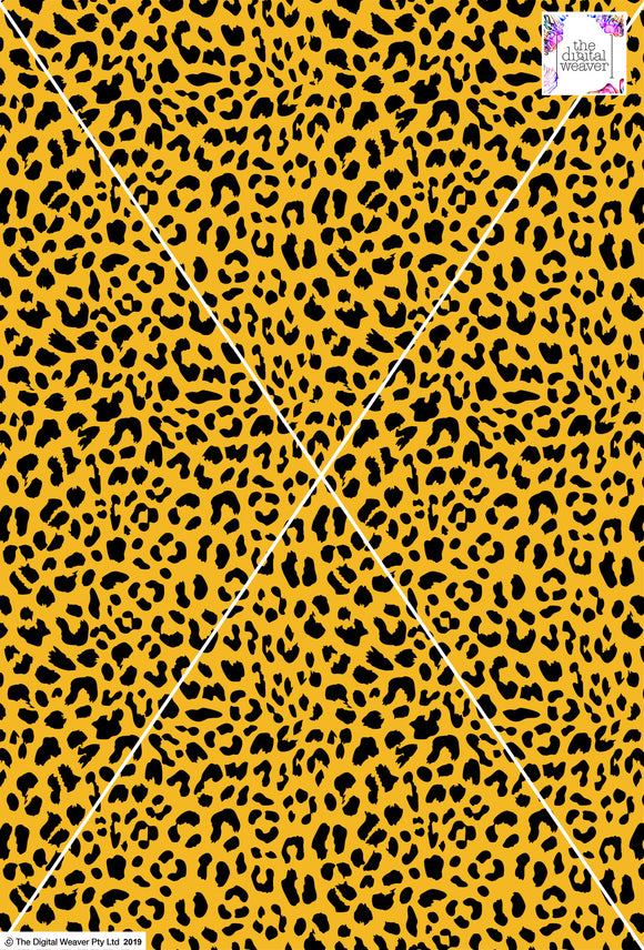 Cheetah Design - 20mm - Sun & Black