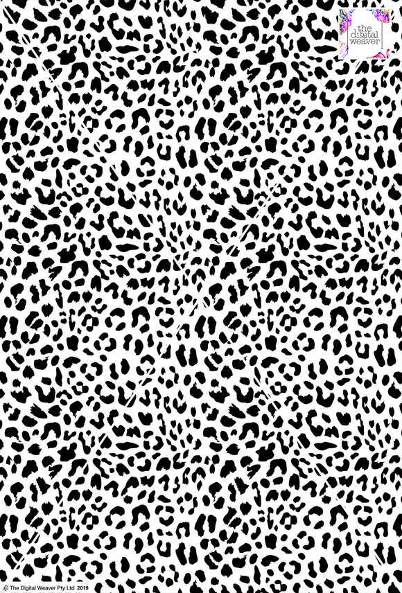 Cheetah Design - 20mm - White & Black