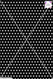 Heart Design - 1cm - Black and White