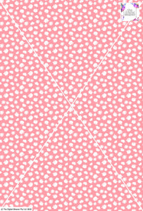 Ditsy Floral - 10mm - Pink & White
