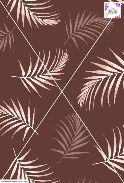 Tropical Leaf - 100mm - Chocolate