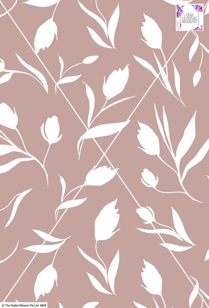 Floral Tulip - 100mm - Natural