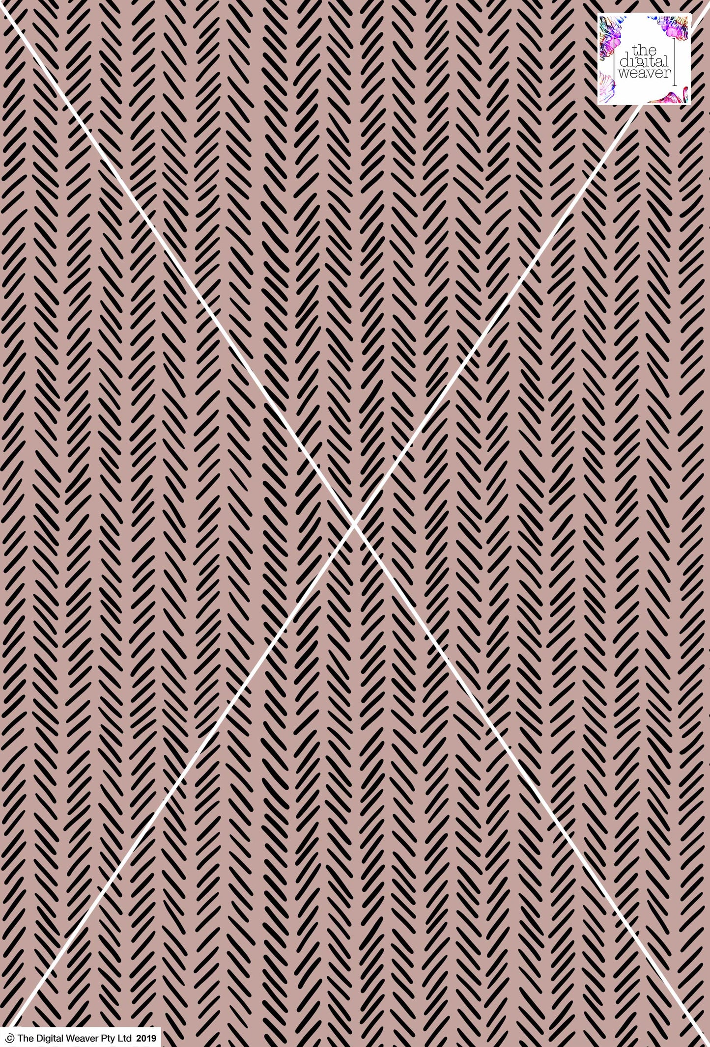 Tribal Lines Design - 10mm - Natural