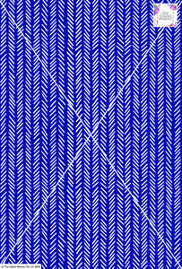 Tribal Lines Design - 10mm - Blue